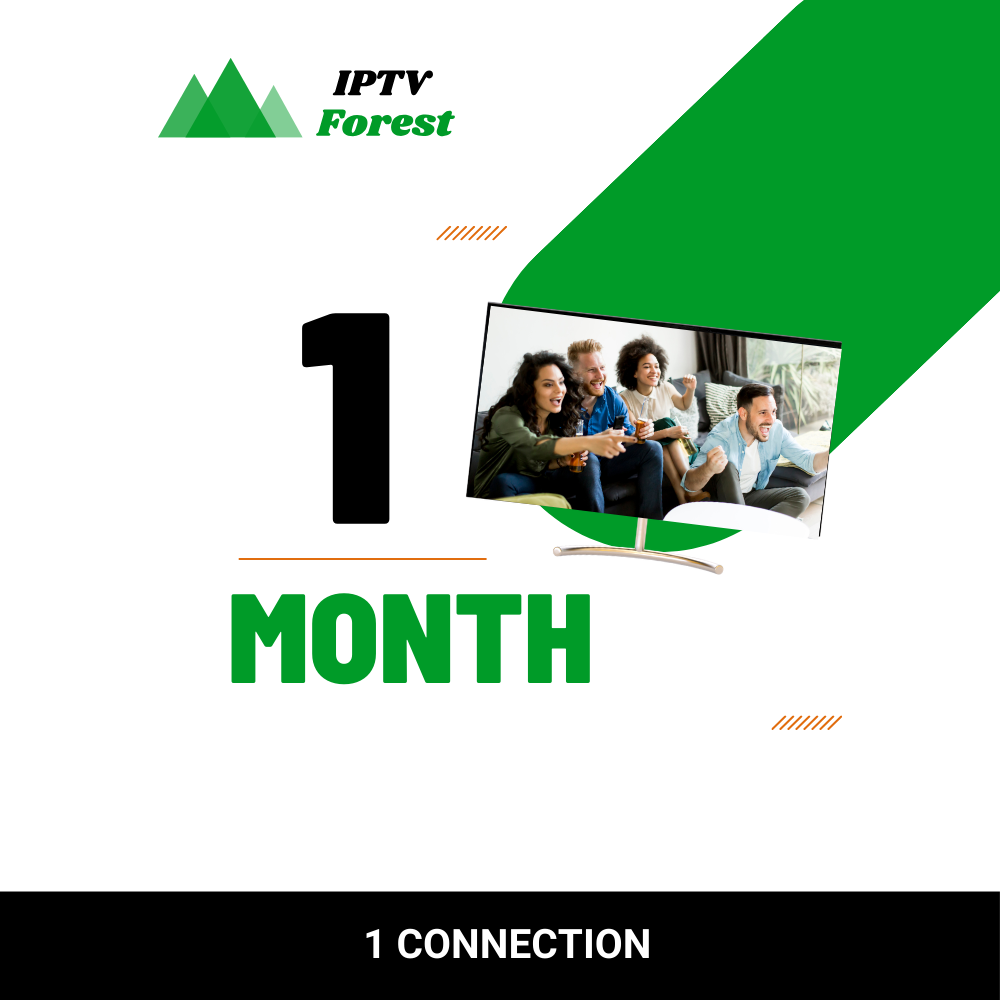 1 Month IPTV – IPTV Forest – 1 connection